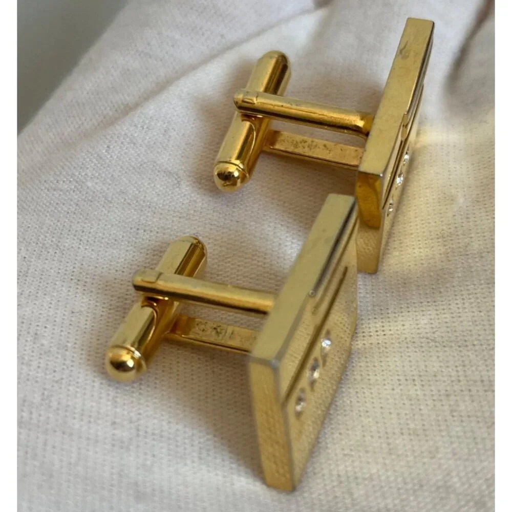 Vintage Mens Cufflinks Tie Clips Collar Bar Lot Silver Gold Tone Swank Unbranded